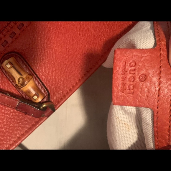 Large Gucci bamboo tote - Picture 7 of 13